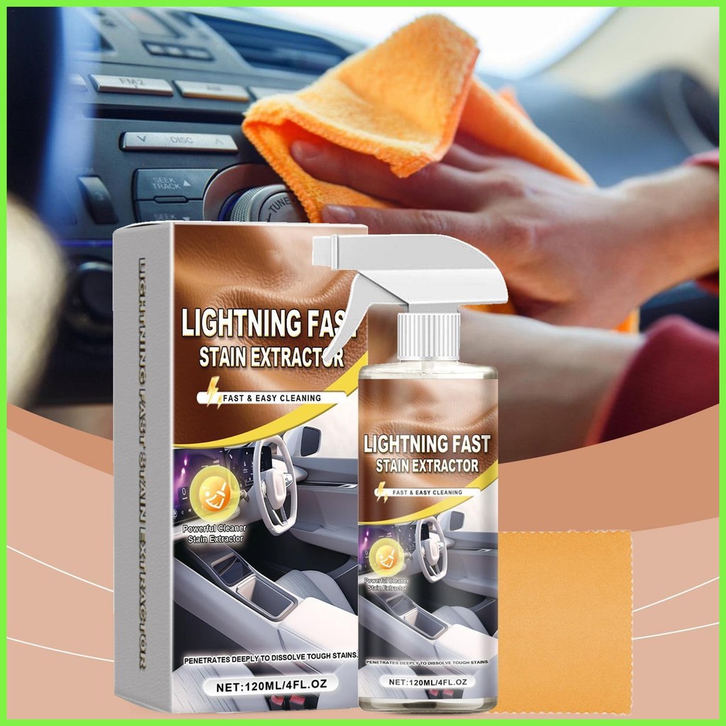 Car Detailing Interior Cleaner 120ml Leather Car Seat Cleaner All