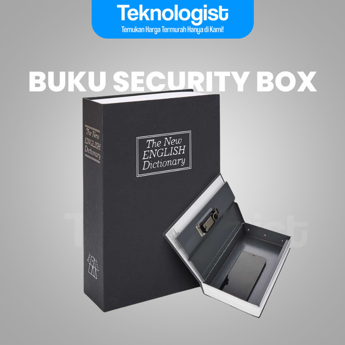 Mini Book Safe with Lock Secret Storage Box with Anti-Theft Lock ...