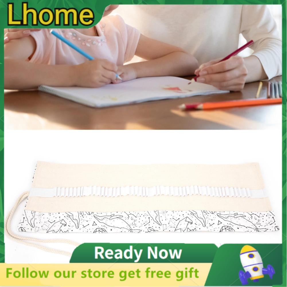 Lhome Roll Up Pencil Case 48 Holes Multifunctional Portable Shopee