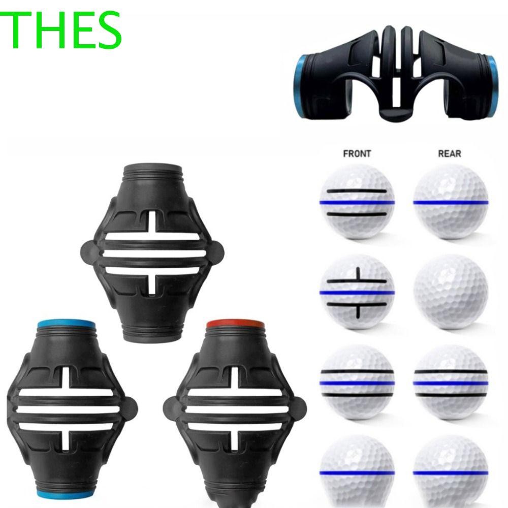 THES Golf Ball Line Marker High Precision Alignment Accessories Drawing