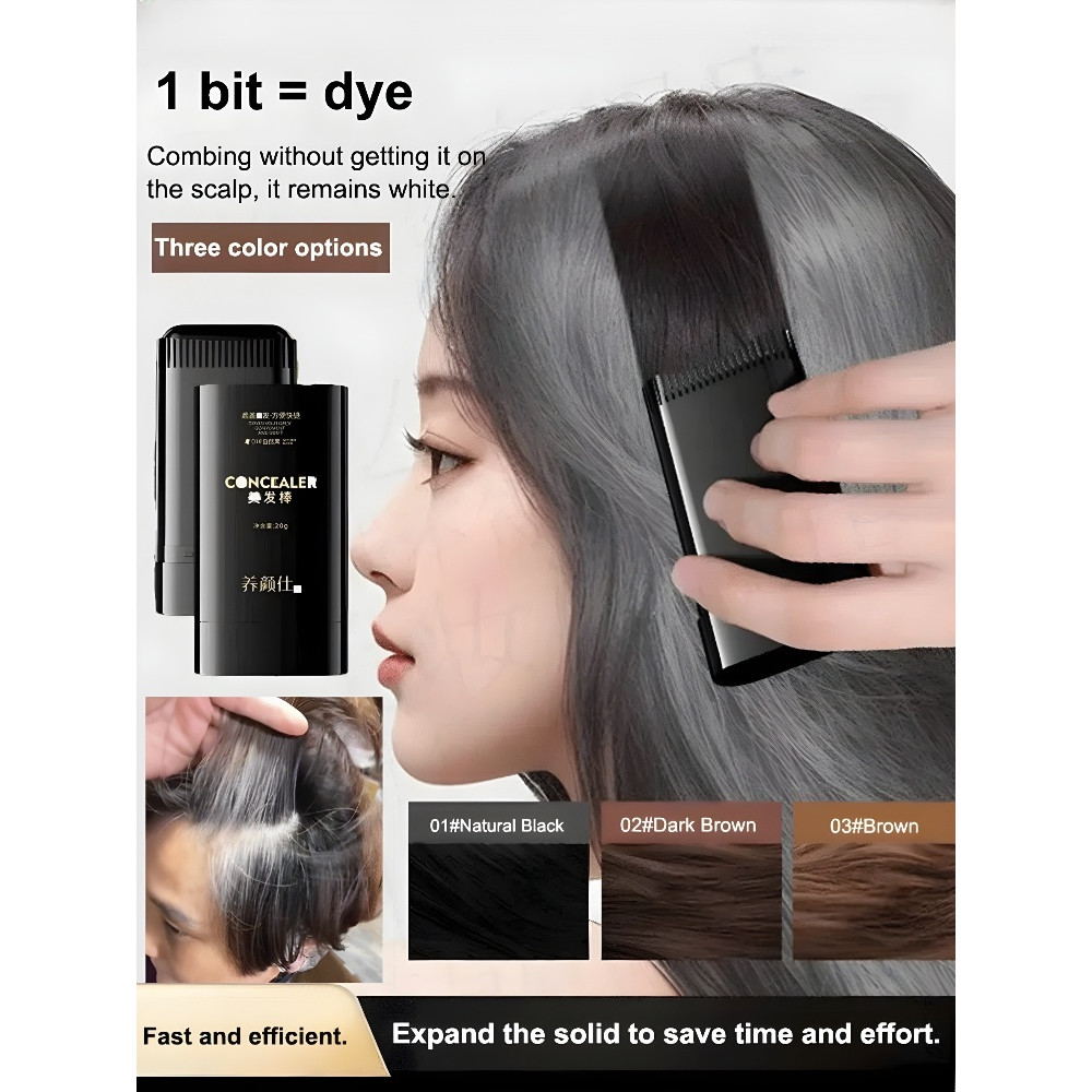 【Local Sellers】【Hair Dye Comb To Cover Gray Hair】Waterproof And Sweat-Proof  Hair Dye Comb Hair Dye Hairdressing Tools Wider Paste Cover Gray Hair