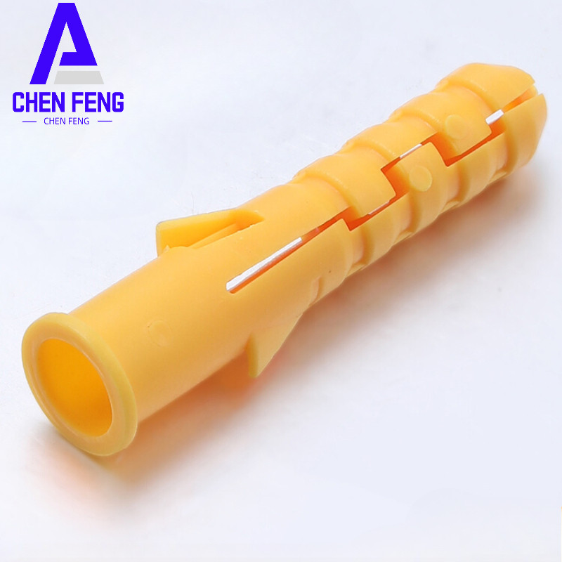 Ribbed Plastic Anchor Wall Expansion Pipe Tube Wall Plugs For Self ...