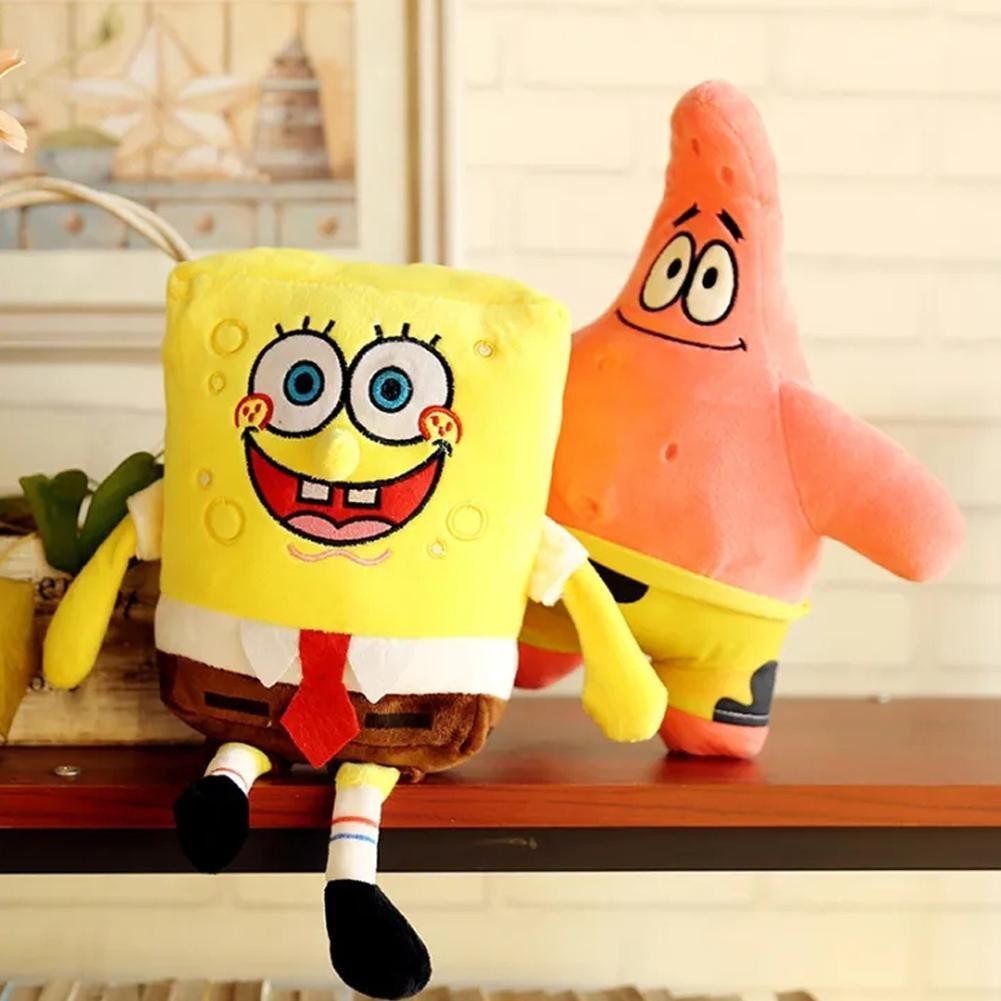 Spongebob Squarepants Plush Toys Set - Patrick, Squidward, Sandy, Gary, Mr. Krabs (New With Tags)