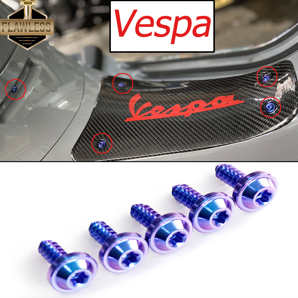 FLAWLESSTI Vespa Sprint 150 Primavera 150 S 150 Battery Cover Gr5 ...