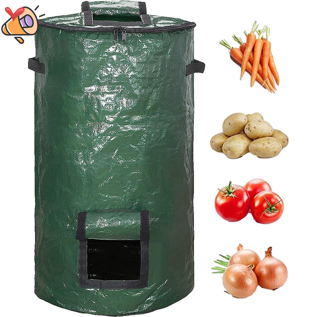 Compost Bag Sealable Probiotic Fermentation Garden Leaf Bag Garden