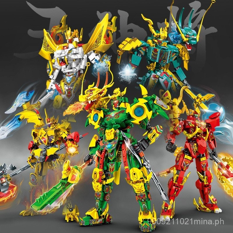 Lego Transformable Mecha Assembled Model Children's Intelligence Boy ...