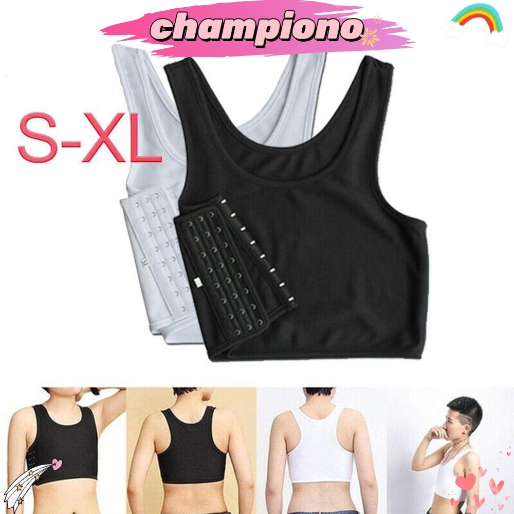 CHAMPIONO Vest Breast Underwear Chest Shaper Breast Binder Lesbian