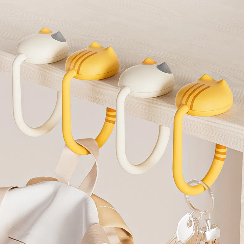 Deskside Backpack Hooks Adjustable Student Bag Hook Hanger Table Side