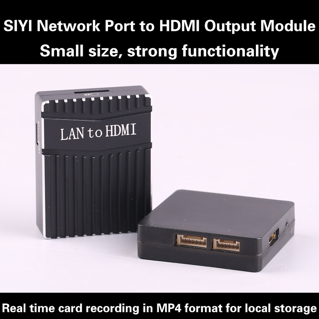 Siyi ethernet to hdmi converter osd overlay mp4 recording ip