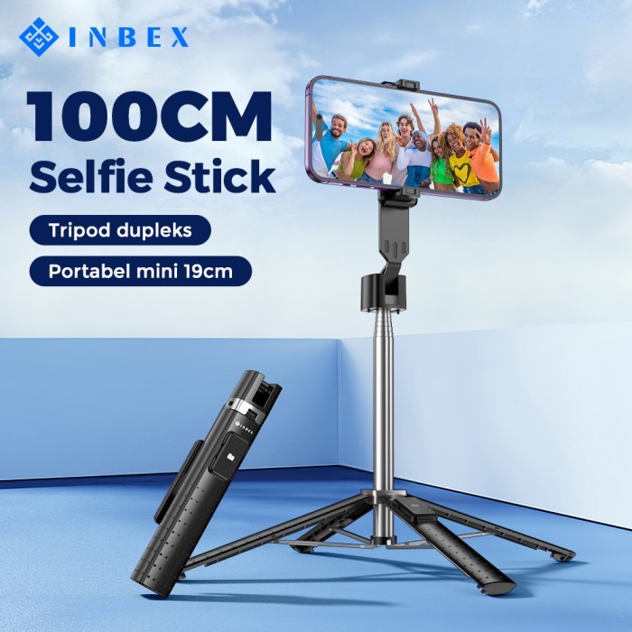 Inbex IB100 Mirrorless Tripod Quadpod stick Bluetooth selfie stick ...