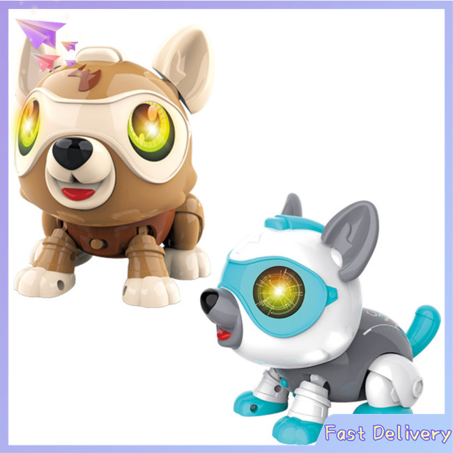 Intelligent Robot Dog Toys Voice-activated Touch Smart Sensor ...