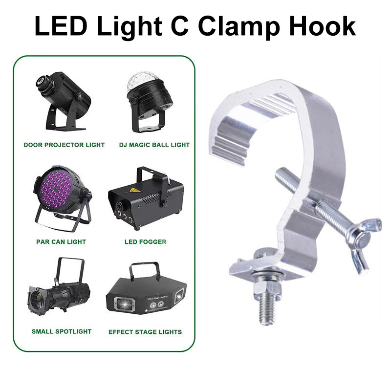 20/25MM LED Light Type C Clamp Hook For LED PAR / Moving Head / Laser ...