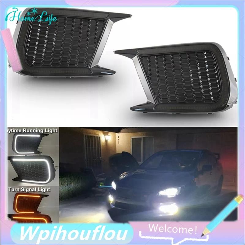 Cawanerl Luz LED Antiniebla Para Subaru WRX STI 2015 2020, Lámpara De