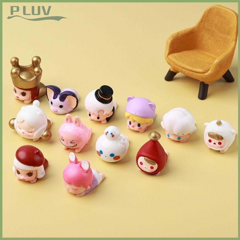 PLUVII Box, POPMART Pop Bean MOLLY Anime Cartoon Figure Model, Fashion