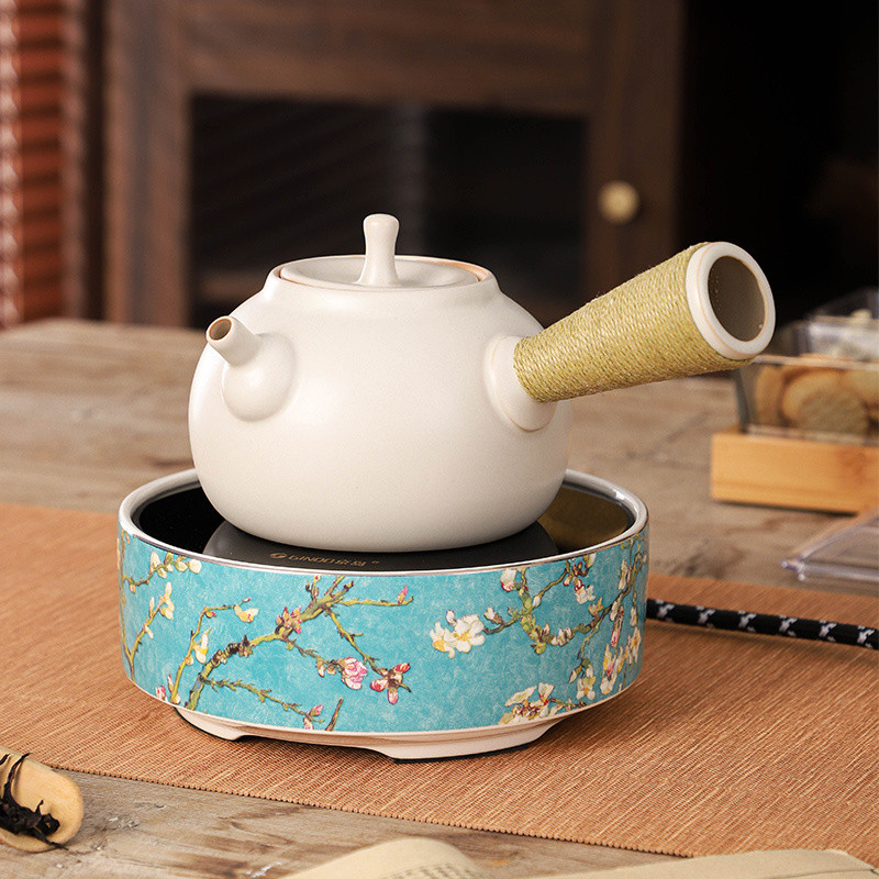 Soda Glaze Handmade White Pot Electric Furnace Kung Fu Tea Boiling