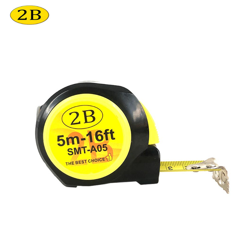 2B 5M/ 16FT Steel Tape Measure Ruler Yellow Blade Measuring Tape Indoor ...