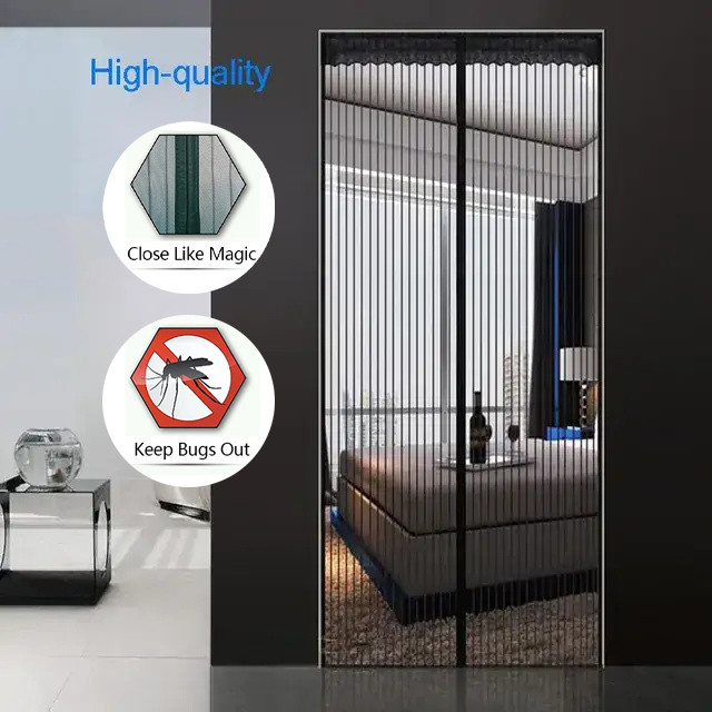 Magnétique Moustiquaire 100 X 120 Cm Auto-Adhésif En