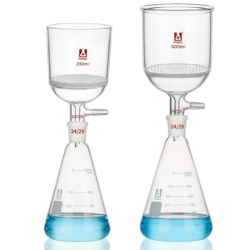 Bu's Funnel Pumping Filter Device Glass Plate Sand Core Porous Glass ...