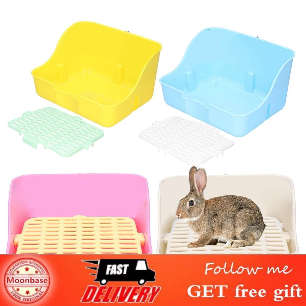 Moonbase Small Animals Pet Cage Litter Box Toilet Tray Pan ABS Plastic