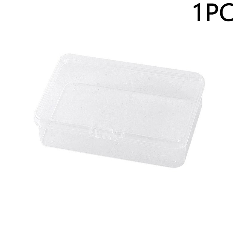 GMARTY 1/3pcs Transparent Plastic Boxes Playing Cards Container Storage ...