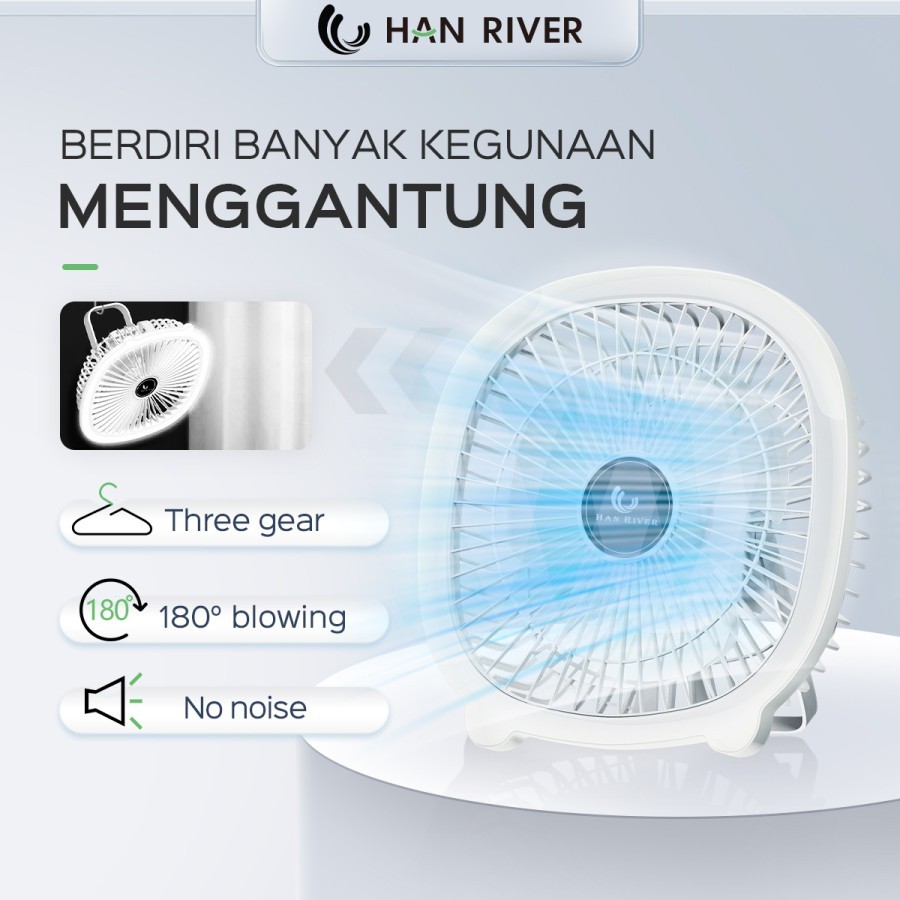 Han River Multifunctional Fan HRFS01WT Mini Aesthetic Fan - FM | Shopee ...