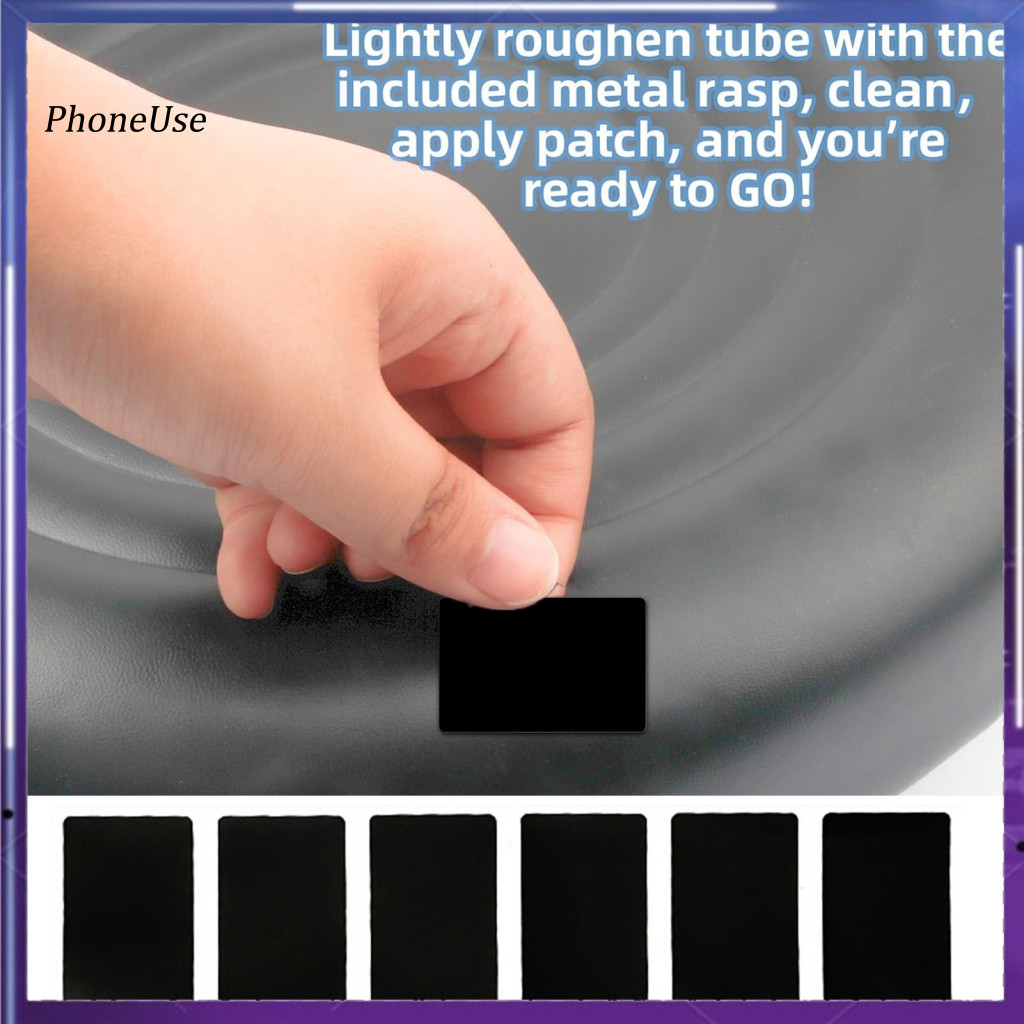 PhoneUse Lightweight Bicycle Tire Patch Bicycle Tire Repair Patch 6pcs