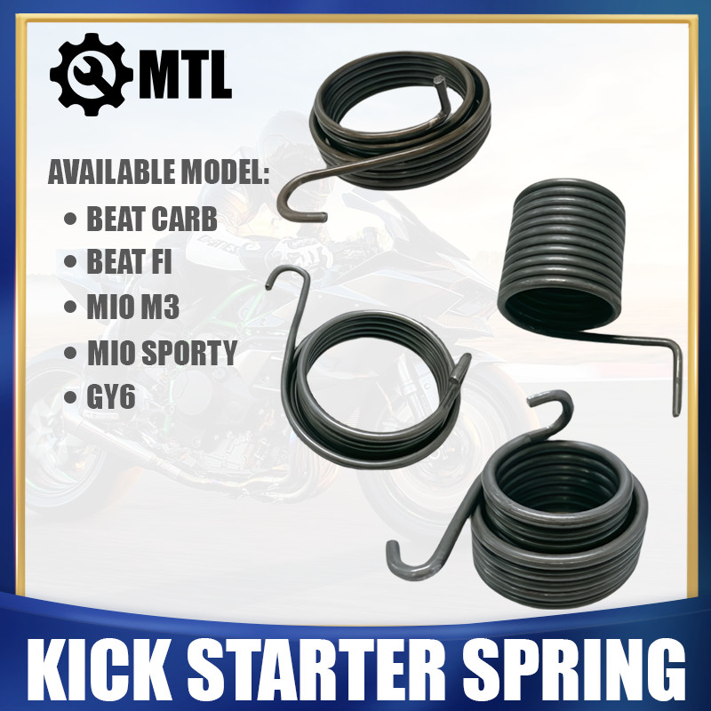MTL MOTORCYCLE KICK STARTER SPRING FOR BEAT CARB, BEAT FI, MIO M3, MIO ...