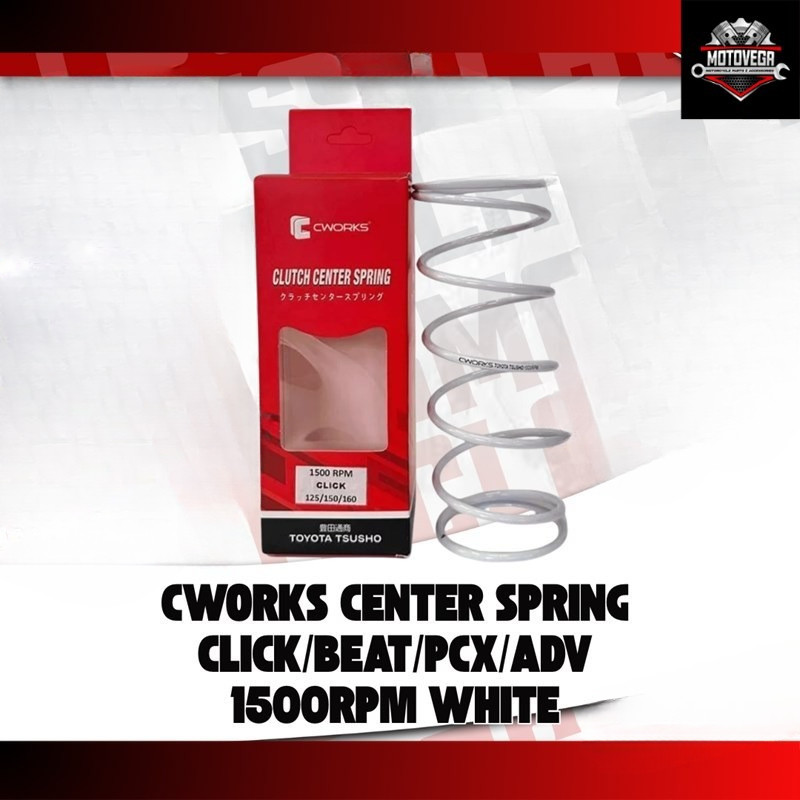 CWORKS CENTER SPRING CLICK/BEAT/PCX/ADV 1000RPM to 1500RPM | Shopee ...