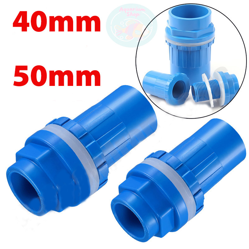 Aquarium Inlet Outlet Connector Fish tank PVC pipe fittings Garden ...