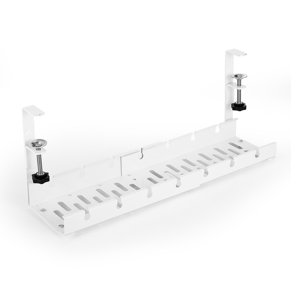sportfront Extendable Under Desk Cable Management Tray Heavy Duty Cord ...