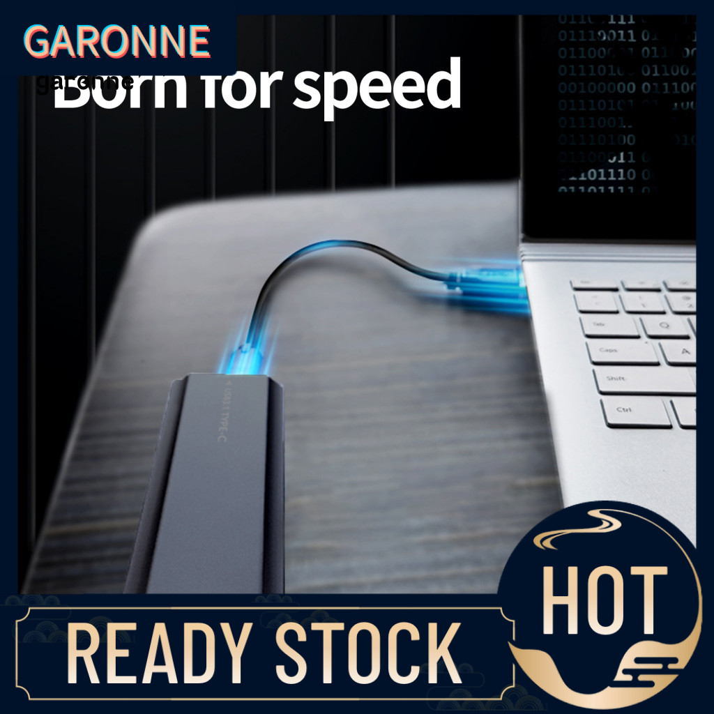 GAR SSD Enclosure Fast Heat Dissipation 10 Minutes Auto-off Metal Shell ...