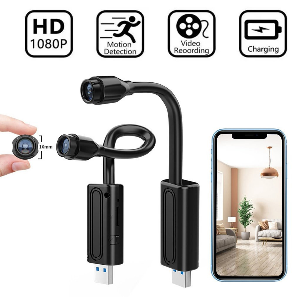 SQW U21 Mini Camera Usb Wireless IP Surveillance Cctv Hidden Security ...