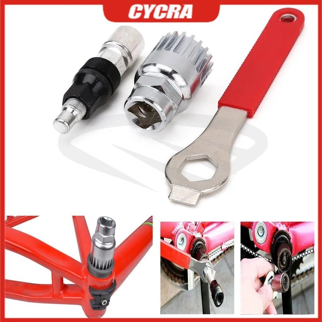 Bike Crank Puller Bicycle Bottom Bracket Remover Crankset Pedal Removal ...