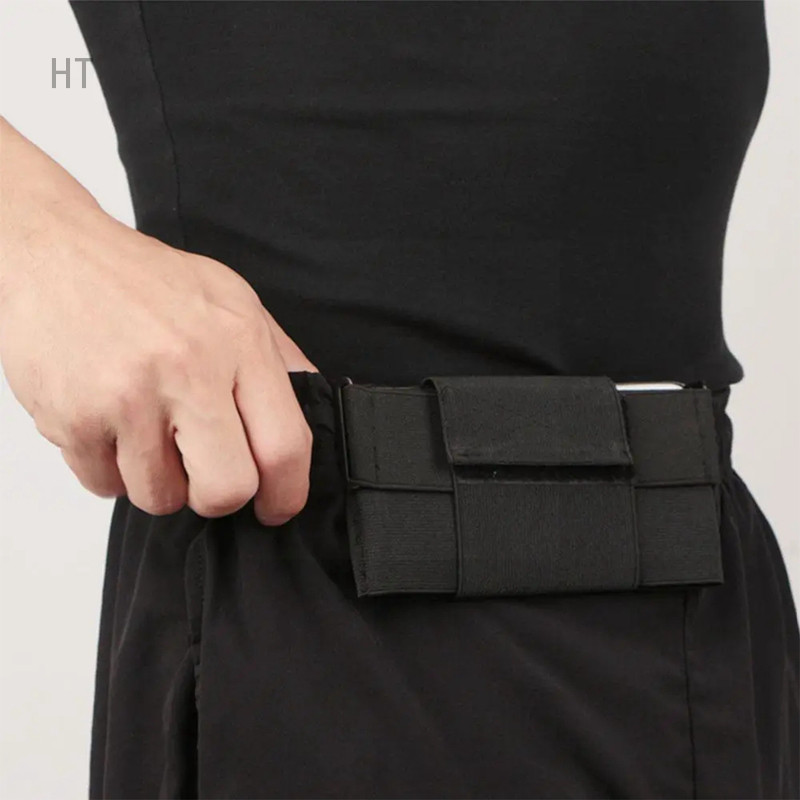 HT Adjustable Running Pouch Runners Belt Workout Waist Bag Elastic Slim ...