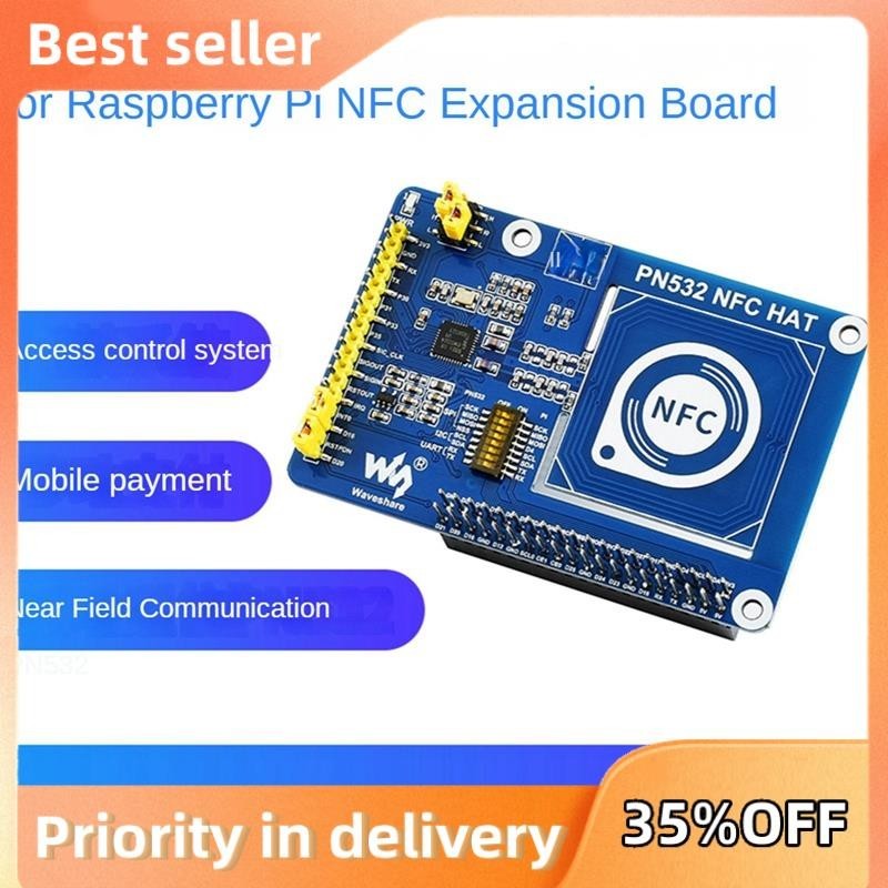 Waveshare NFC Expansion Board for Raspberry Pi PN532/RFID 13.56MHz Near ...