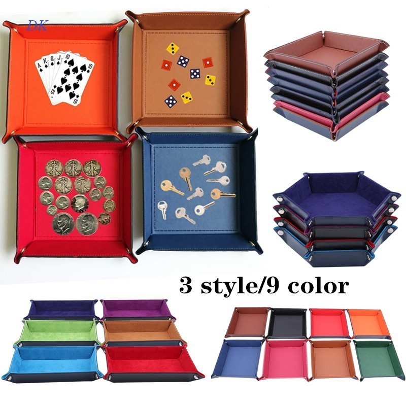 thumbnail image 2 of Large Dice Rolling Tray, 11.5 Inches Octagon Dices Tra. Et19 2 of 9