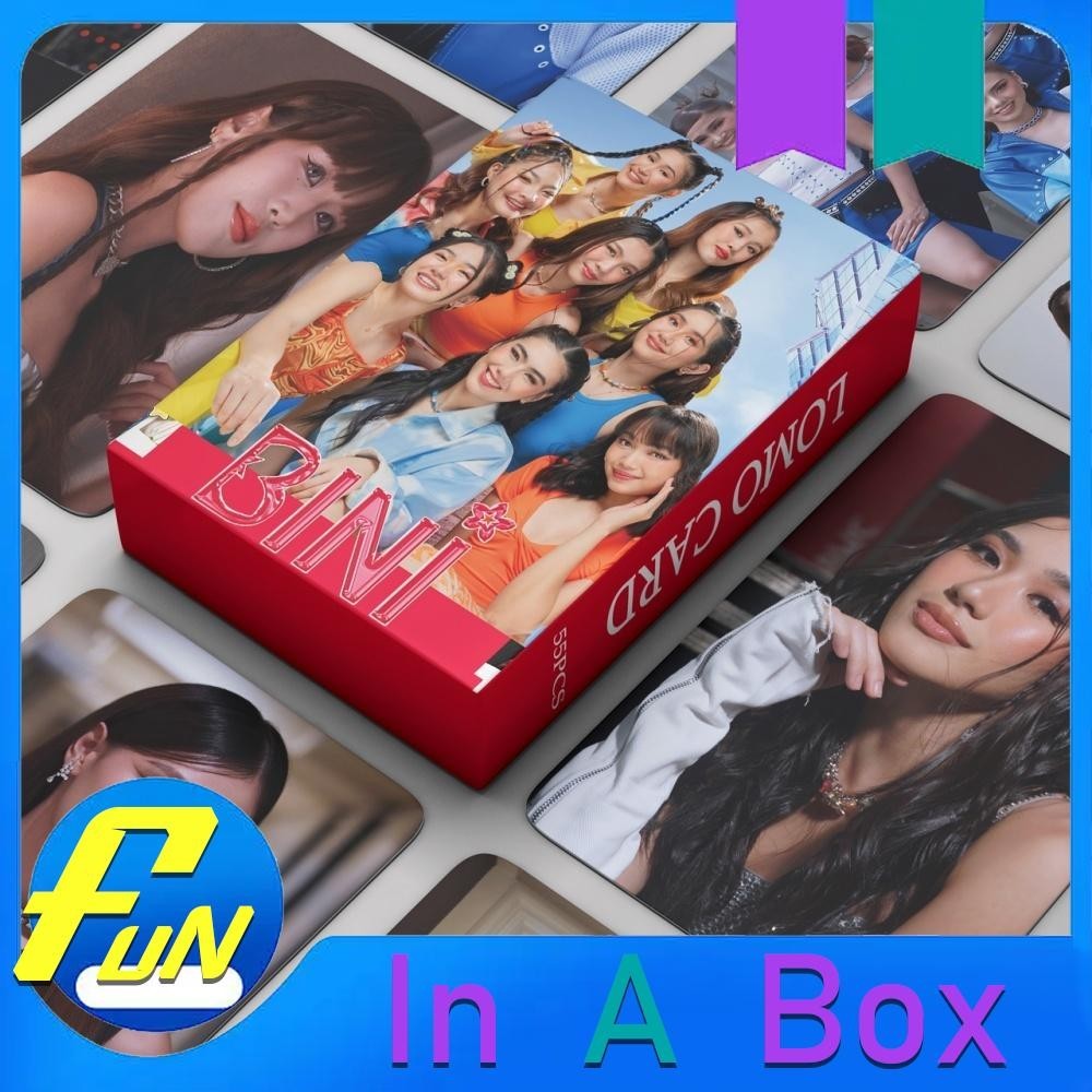 55Pcs/Box BINI Photocards vocal concert LOMO Card Photocards | Shopee ...