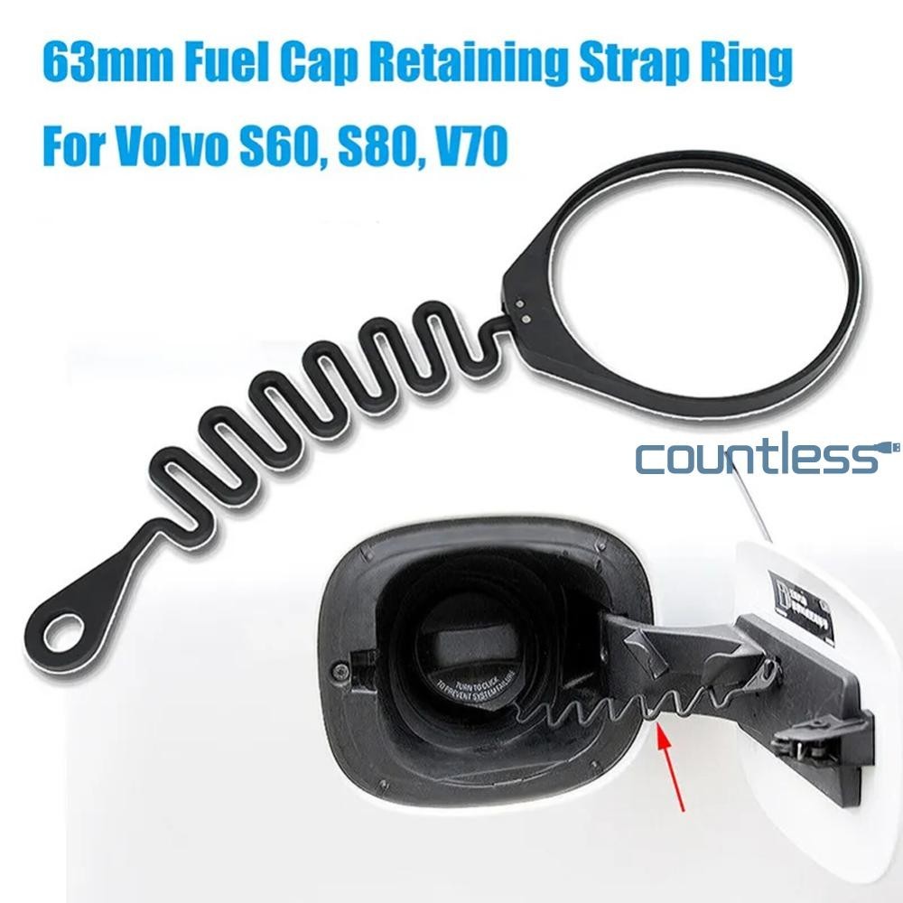 Fuel Tank Cap Cover Line Cable Wire with Ring Car Oil Fuel Cap Tank ...