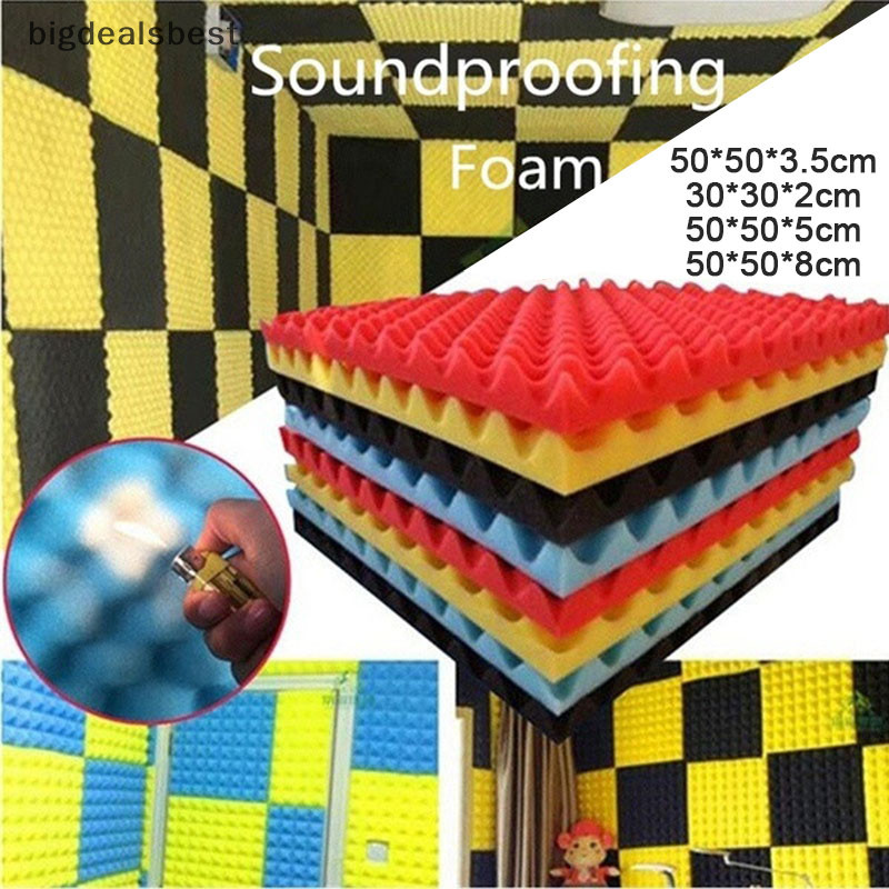 BDB Soundproofing Foam Acoustic Wall Panel Sound Insulation Foam Studio ...