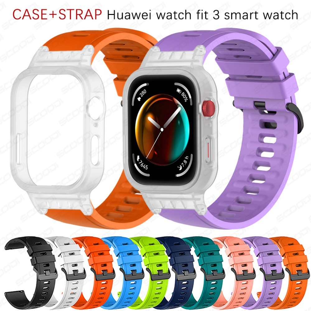 watch-strap-with-case-for-huawei-watch-fit-3-smart-watch-case-band