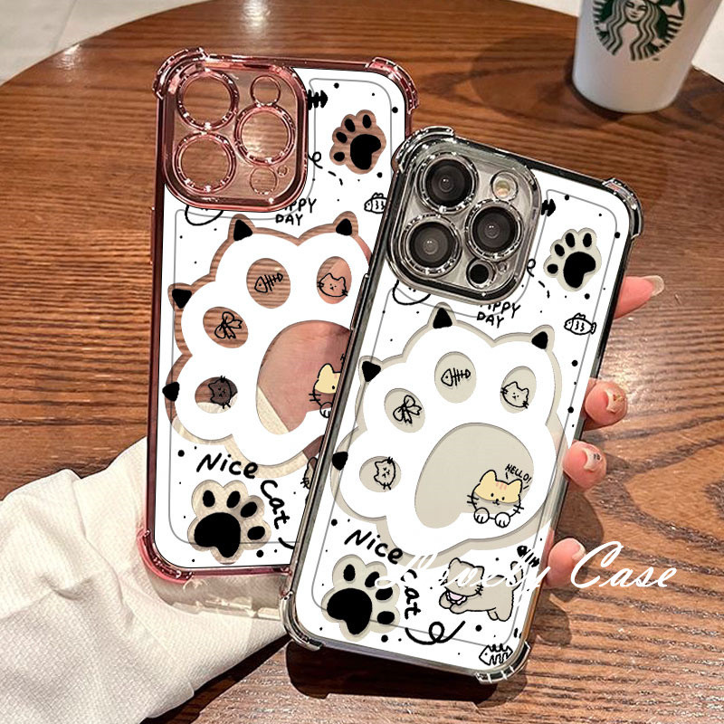 Custodia Trasparente Con Design Creativo – Per IPhone 12, 13, 14, 15, 16e, Pro Max, SE - 3