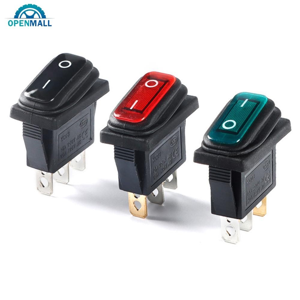 RUNCCI-YUN 1Gang 12V Pannello Interruttore, Pannello Interruttore A Bilanciere 5 Pin On Off Toggle Interruttori Luce Rosso Pannello Impermeabile Per 12V/24V Marine Boat RV Truck Car ATV