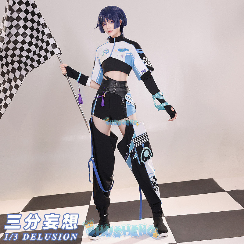 1/3 Delusion Genshin Impact cos Scaramouche Wanderer cosplay racing ...