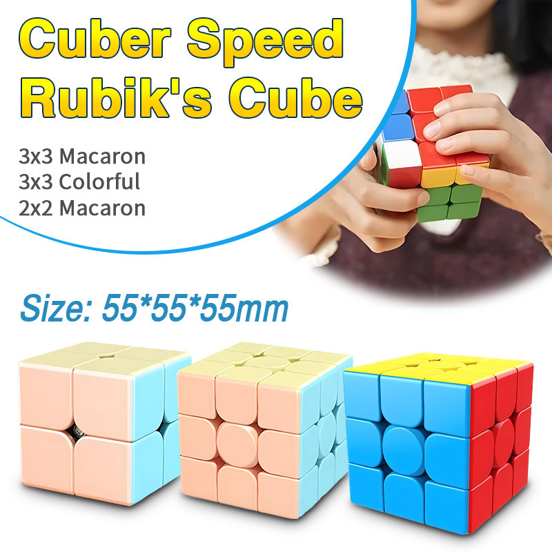 Magic Cube Speed Smooth Durable 3D Puzzle Cuber Speed Toy | Shopee ...
