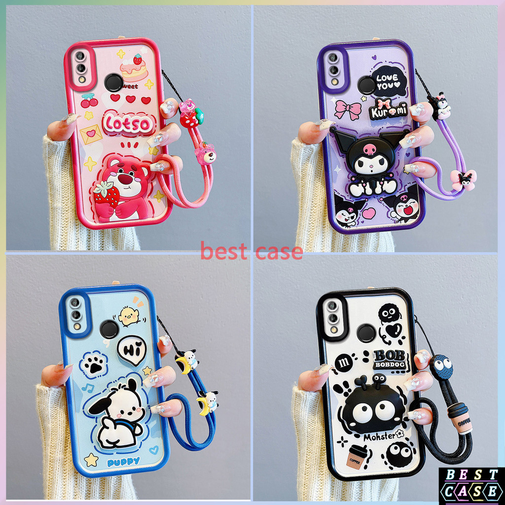 Case Realme C2 Case Oppo A1k Case Pochacco Kuromi Cartoon Three-dimensional  Figure Doll Case Cute Soft Phone Case BB-TYGZ
