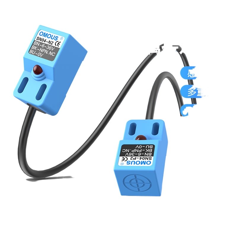 220V metal sensor SN04-N proximity switch three-wire NPN normally open ...