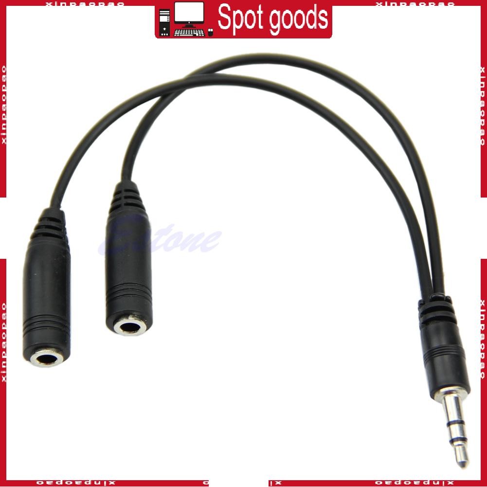 XI Cable Male To Female 3 5mm Stereo Adapter Cable 2 Female | Shopee ...