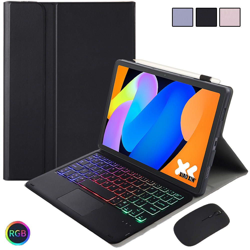 Backlit Touchpad Keyboard Case + Mouse for Lenovo Xiaoxin Pad 11 inch ...