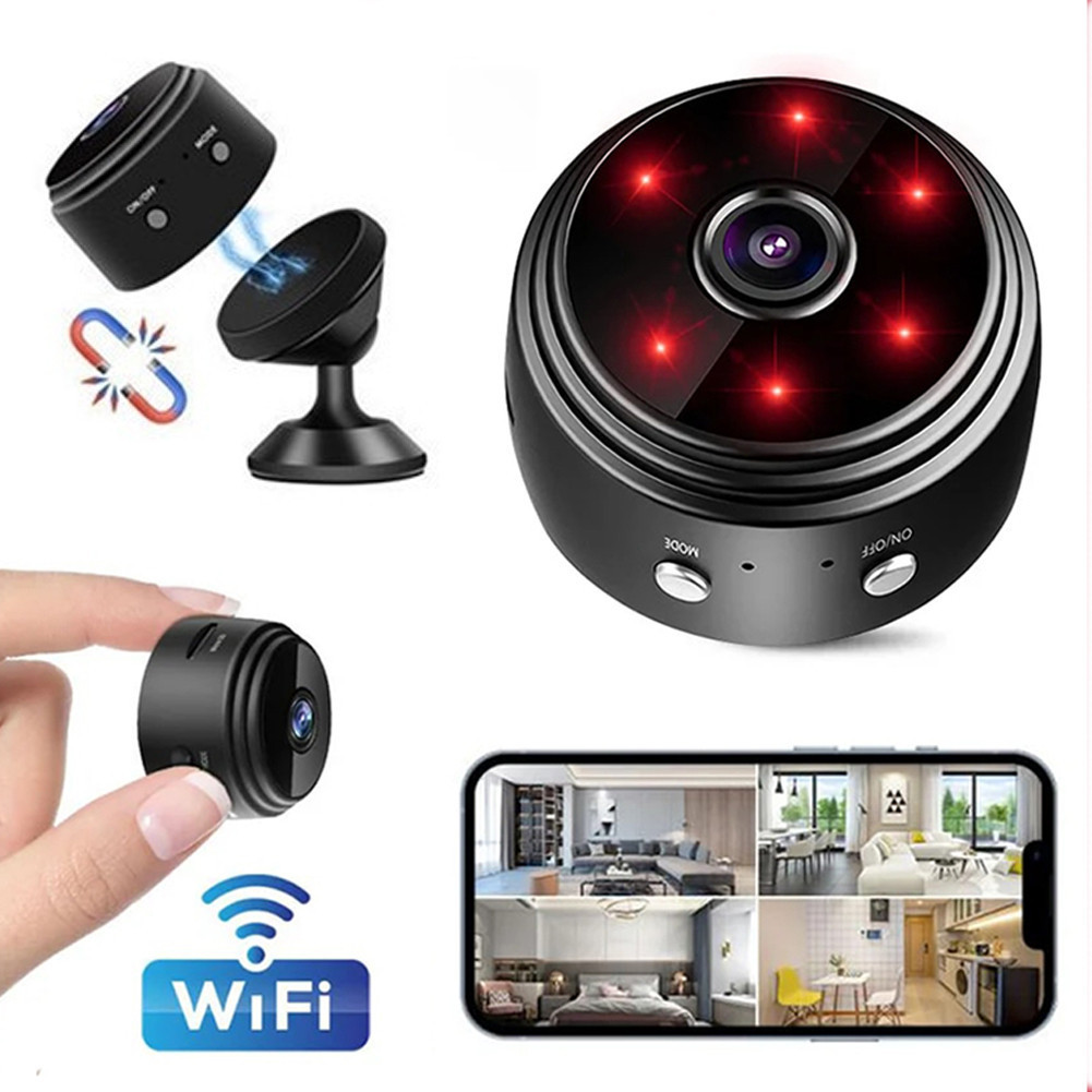 1080P HD A9 Mini Camera Wireless CCTV Wifi Security Remote Control Spy ...
