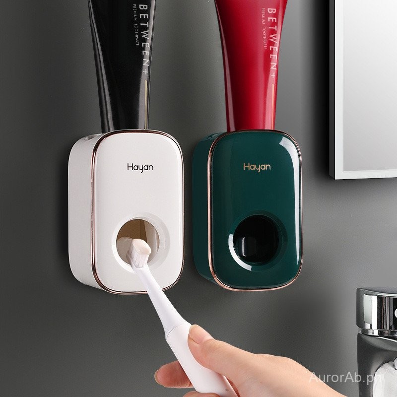 Smart Wall-Mounted Dispenser - Automatic Toothpaste Squeezer & No Drill ...